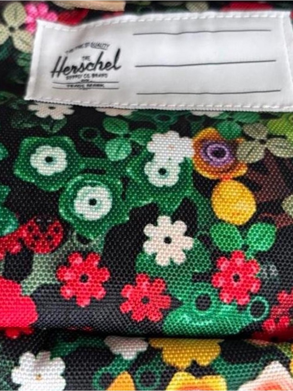 Herschel x LEGO Floral Black Waist Bag / Fanny Pack / Belt Bag Little Herschel - Picture 4 of 6